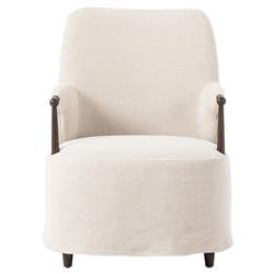 Brently Broadway Dune Linen Chair