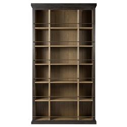 Alistair Smoked Black Bookcase