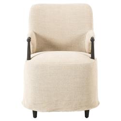 Brently Broadway Dune Linen Dining Chair
