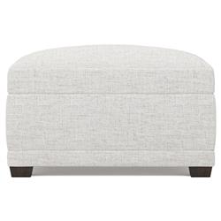 Weybridge Heathered Ivory Performance Ottoman