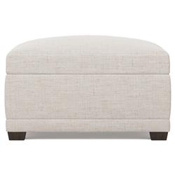 Weybridge Heathered Cream Performance Ottoman