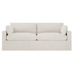 Weybridge Sea Salt Performance Slipcovered 2-Cushion Sofa - 88&quot;