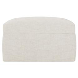 Weybridge Sea Salt Performance Slipcovered Ottoman