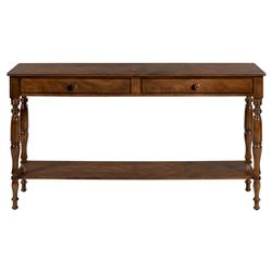 Leeward French Country Montserrat Hardwood Rectangular Console Table