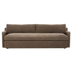 Aurelia Broadway Coffee Linen Sofa - 96"W