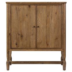 Bari Weathered Oak Bar Cabinet