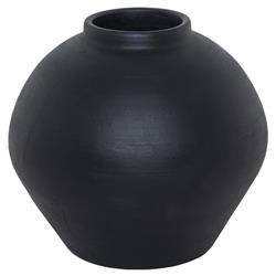 Bosa Aged Black Terracotta Vessel