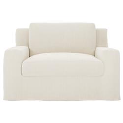 Henri Soft Ivory Chair and a Half