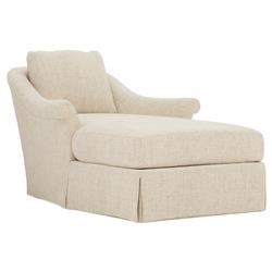 Amelie Warm Oatmeal Chaise