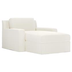 Henri Pale Ivory Chaise