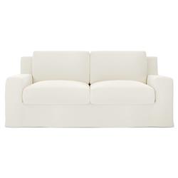 Henri Pale Ivory Loveseat - 72&quot;