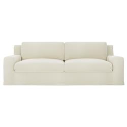 Henri Pale Ivory Sofa - 90&quot;