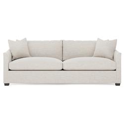 Clairmont Heathered Cream Performance 2-Cushion Sofa - 89&quot;