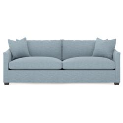 Clairmont Eggshell Blue Performance 2-Cushion Sofa - 89&quot;
