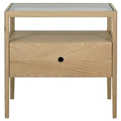 Nicole Modern Classic Oak Nightstand