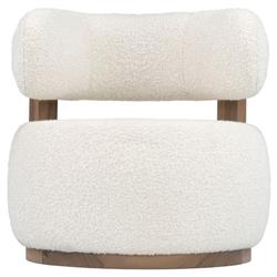 Verellen Gaston Amelia Bisque Swivel Chair