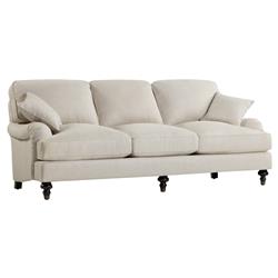 Joanne Updated Traditional Cream Sofa - 89&quot;