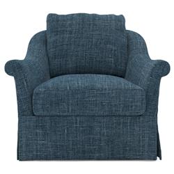 Amelie Indigo Slipcovered Chair