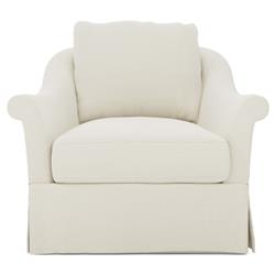 Amelie Honed Ivory Slipcovered Chair