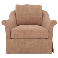 Amelie Apricot Performance Slipcovered Chair