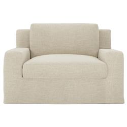 Henri Warm Flax Chair and a Half