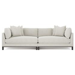 Adelle Porcelain Performance Double Bumper Sectional - 116"