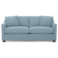 Avery Eggshell Blue Performance Sofa - 82&quot;