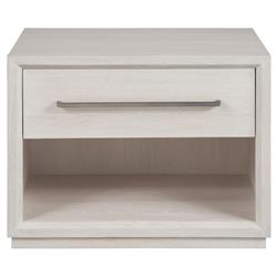 Hubbard Modern Classic White Oak Wood Nightstand