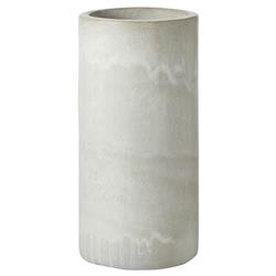 Pigeon and Poodle Maribo Industrial Rustic White Stoneware Umbrella Stand