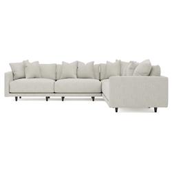 Toulouse Porcelain Performance Modular 5-Piece Corner Sectional - 129"