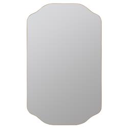 Amy Hollywood Regency Gold Medicine Cabinet Mirror