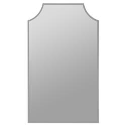 Serene Hollywood Regency Silver Medicine Cabinet Mirror