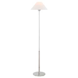 Visual Comfort Hackney Modern Classic Polished Nickel Cordless Floor Lamp
