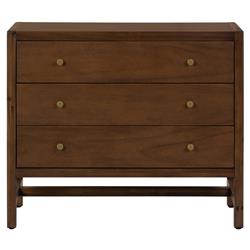 Timmy Rustic Lodge Brown Acacia Wood Nightstand