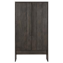 Harriet Rustic Lodge Dark Brown Oak Cabinet