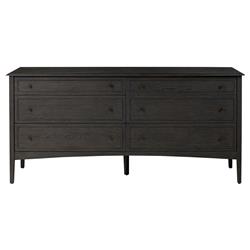 Adelaide Rustic Lodge Smoked Black Oak Double Dresser