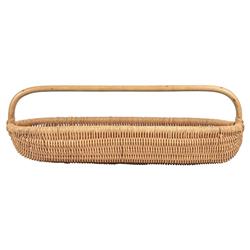Gladys Coastal Beach Natural Woven Rattan Basket