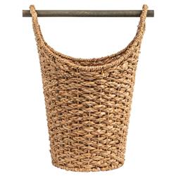 Jessie Coastal Beach Natural Braided Floor Basket