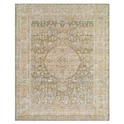 Malia Global Bazaar Green Wool Floral Patterned Rug - 6'5"x8'10"