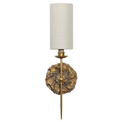 Domonique French Country Antique Gold Wallchiere Single Sconce