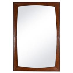 Estaban Rustic Lodge Tan Leather Rectangular Wall Mirror