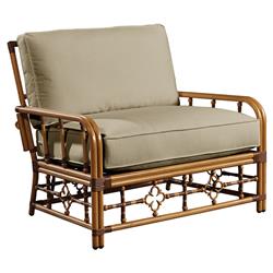 Myrah Coastal Beach Sand Sunbrella Aluminum Outdoor Lounge Chair