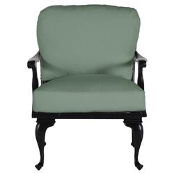 Provance Green Sunbrella Ancient Earth Black Outdoor Lounge Chair