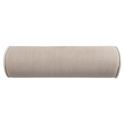 Averie Modern Classic Beige Indoor Outdoor Bolster Pillow - 8x25