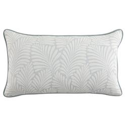Finn French Light Blue Botanical Indoor Outdoor Lumbar Pillow - 14x24