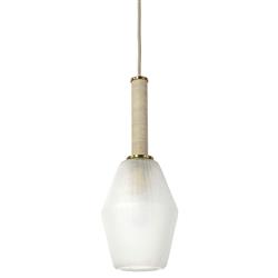 Palecek Paxton Modern Classic Frosted Glass Single Pendant