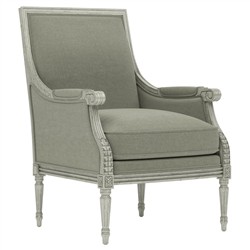 Juliette Sage Velvet Provence Sage Bergere Chair