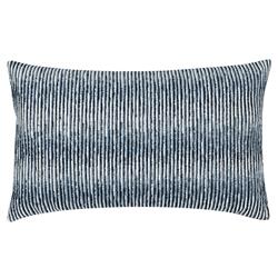 Progress Coastal Beach Indigo Indoor Outdoor Lumbar Pillow - 12x20