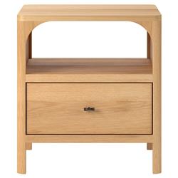 Abdiel Modern Classic Oak Wood Nightstand