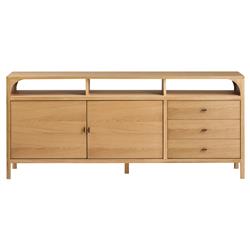 Abdiel Modern Classic Oak Wood Sideboard